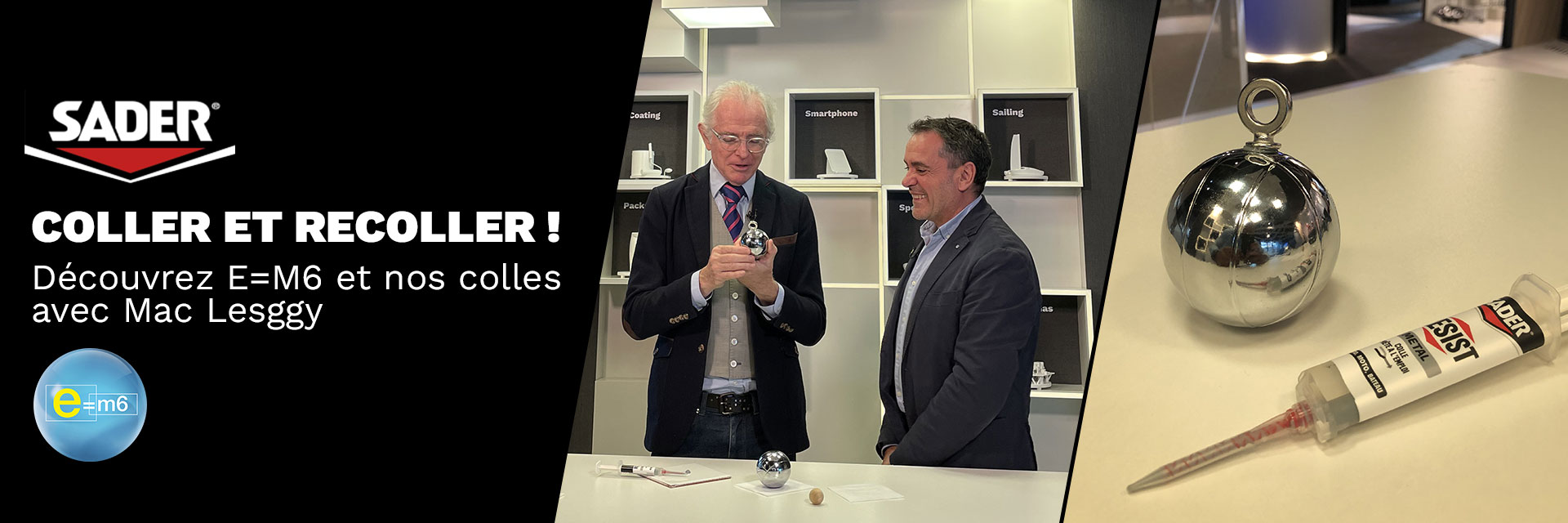 Sader France Resist Metal et Mac Lesggy bannière