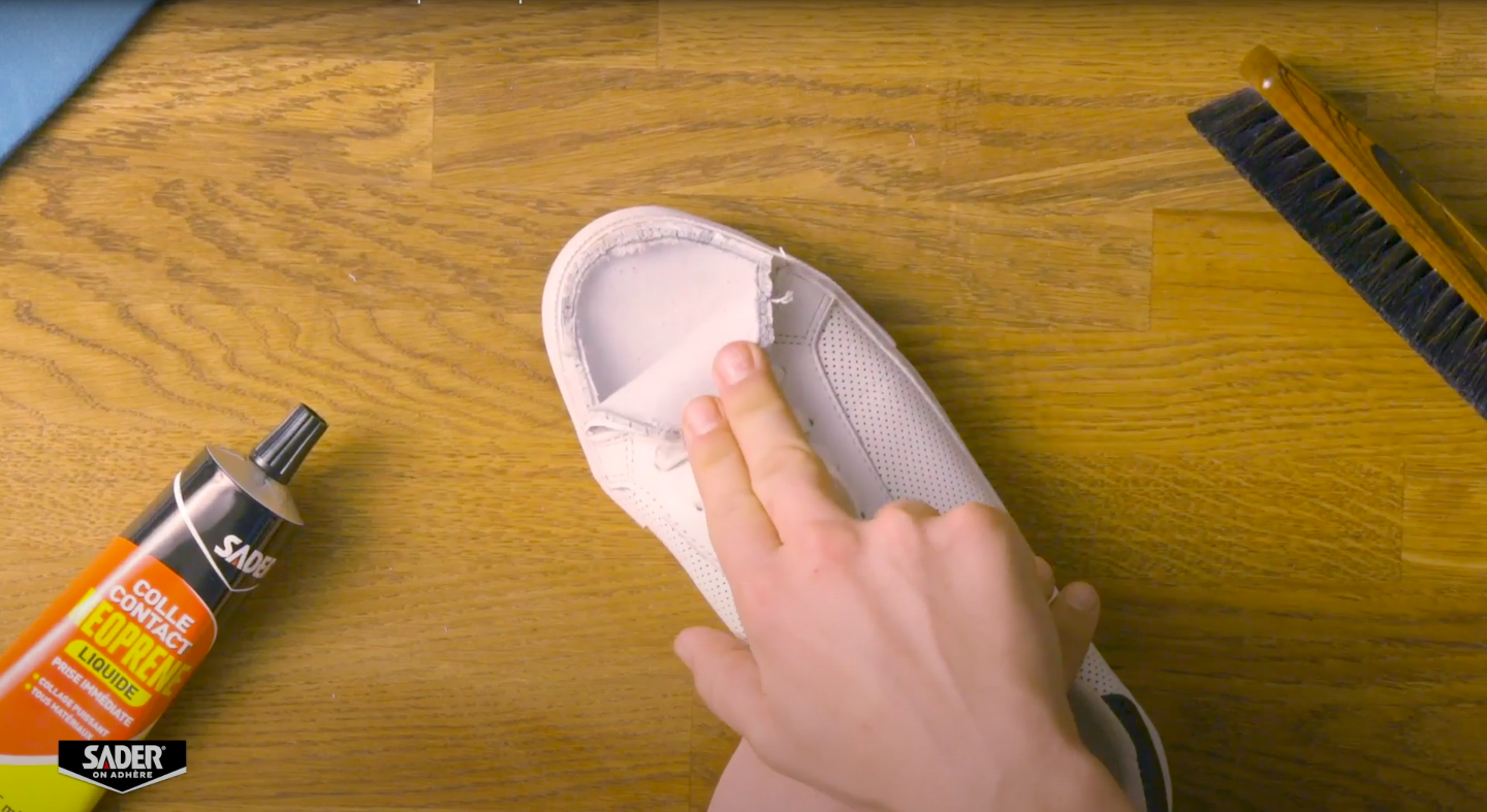 Sader, comment utiliser de la colle néoprène