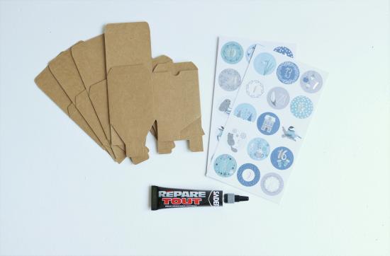 Sader, comment créer un calendrier de l'avent etape 1 