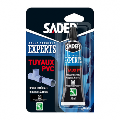 SADER colle tuyaux pvc 55ml 