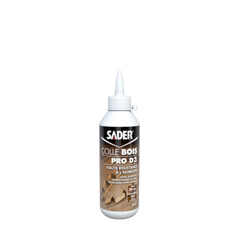 Colle Bois PRO D3 - Bois Humide Translucide 250 g