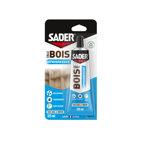 Colle bois prise progressive 