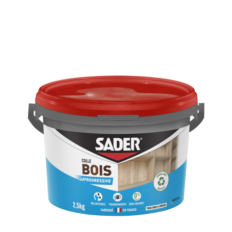 Colle bois prise progressive 