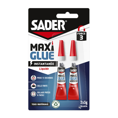MAXIGLUE LIQUIDE 2x3 grammes